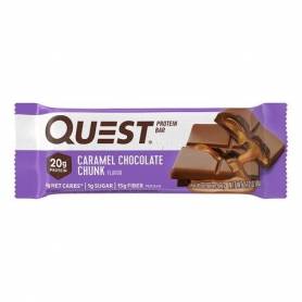 Quest protein bar, baton proteic cu aroma de caramel si ciocolata, 60g - Gnc