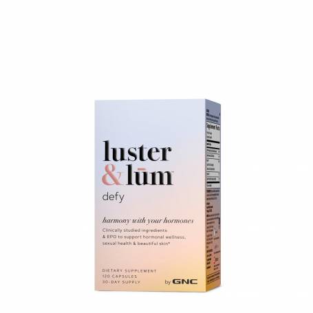 Gnc luster lum defy, suport hormonal si piele frumoasa, 120cps - Gnc