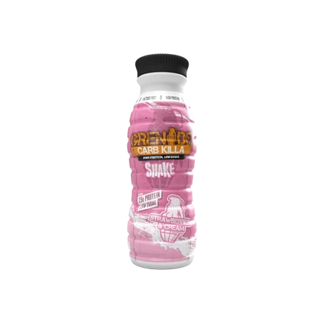 Carb killa protein shake, shake proteic rtd cu aroma de capsuni, 330ml - Gnc