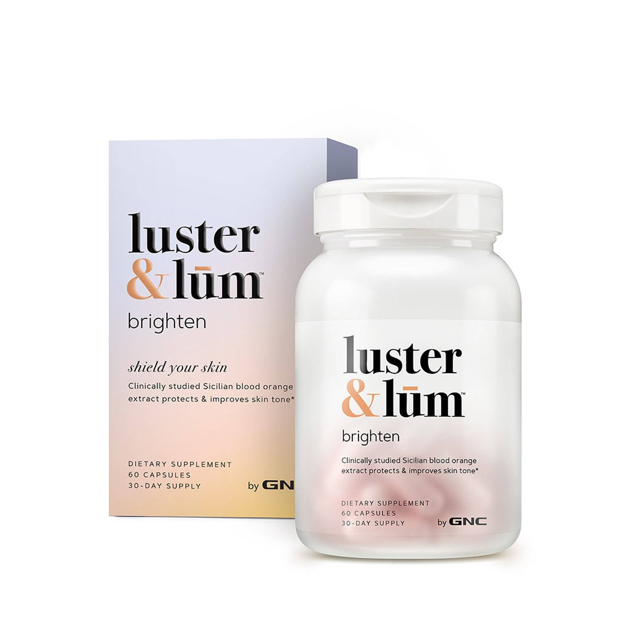 Luster lum brighten, formula pentru sanatatea pielii, 60cps - gnc