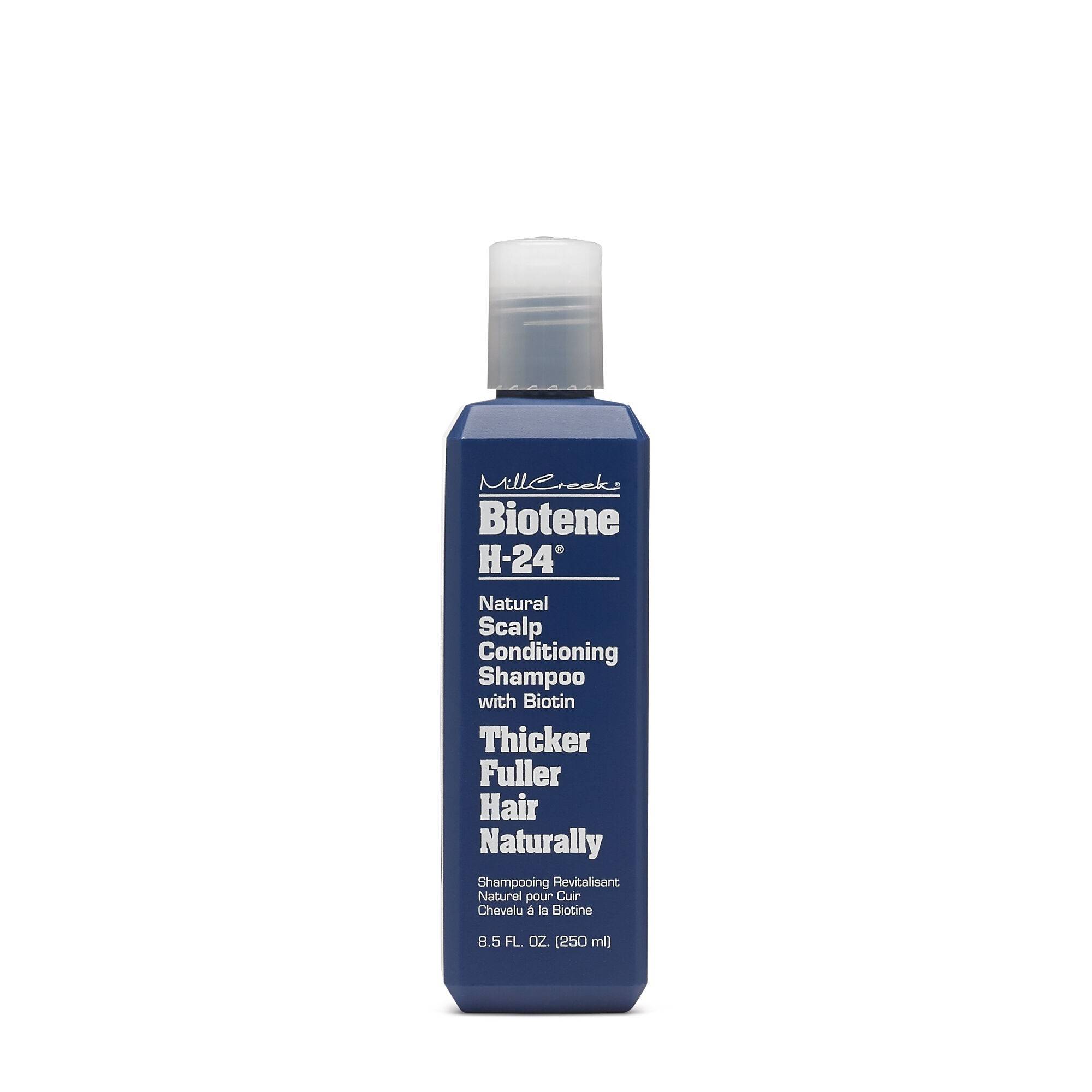 Mill creek botanicals biotene h-24 scalp conditioning shampoo with biotin, sampon-balsam natural cu biotina, 250ml - gnc