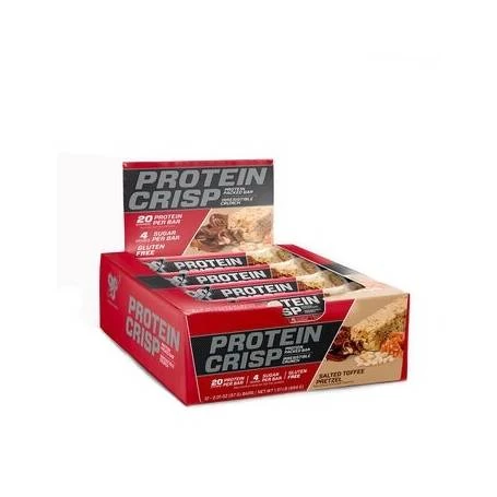 Bsn syntha-6 protein crisp, baton proteic, cu aroma de covrigei sarati cu caramel, 57g - Gnc