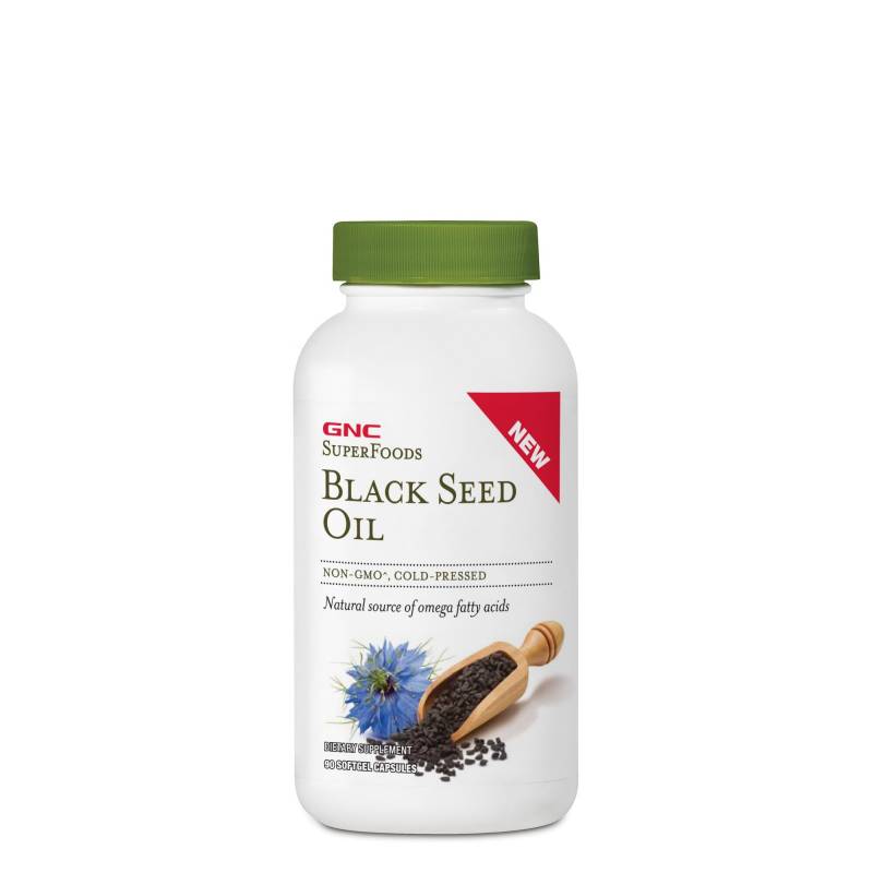 Superfoods black seed oil, ulei din seminte de chimen negru, 90cps -