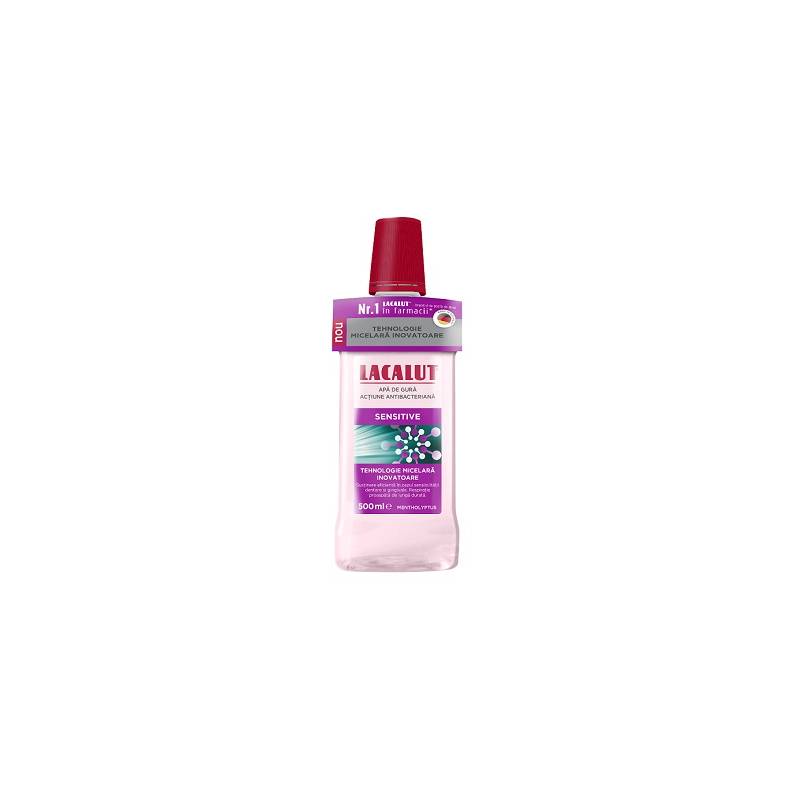 Apa de gura micelara Sensitive, 500ml - Lacalut