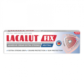 Crema adeziva pentru proteze, Fix Neutral, 40g - Lacalut