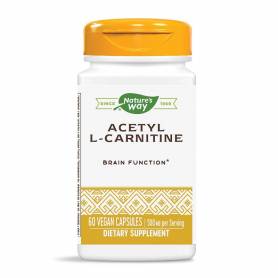 Acetyl l-carnitine, 500mg, 60cps - Nature's Way - Secom