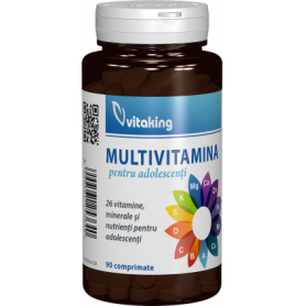 Multivitamine pentru adolescenti, 90cpr - Vitaking