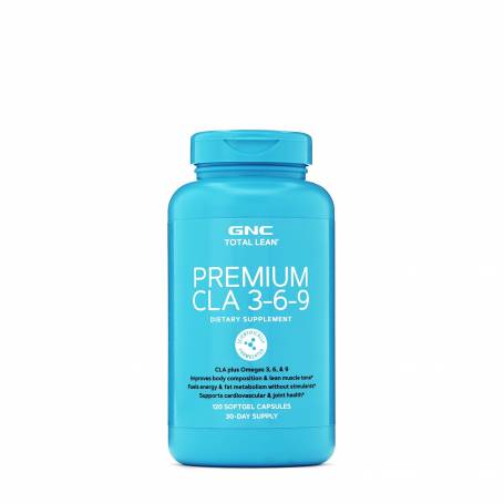 Total lean premium cla 3-6-9, acid linoleic conjugat si omega 3-6-9, 120cps - Gnc