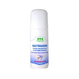 Bacitraderm Pudra antiseptica si antibacteriana, 15g - Infofarm