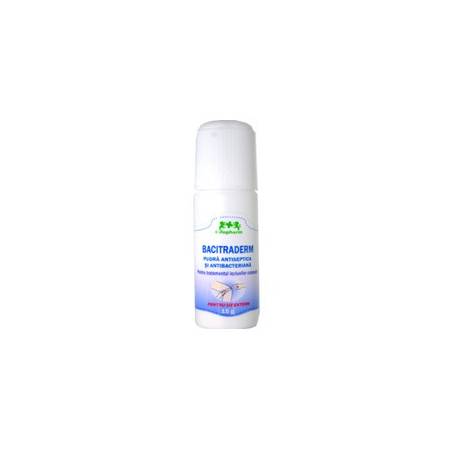 Bacitraderm Pudra antiseptica si antibacteriana, 15g - Infofarm