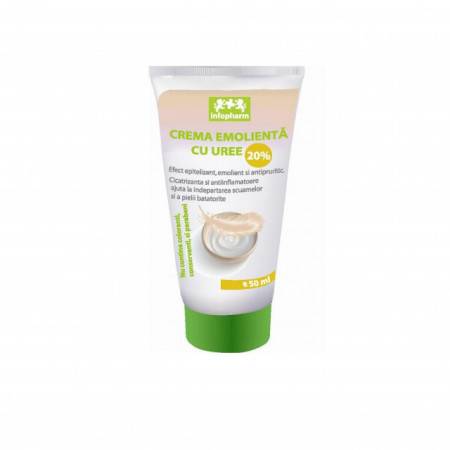 Crema emolienta cu uree 20%, 50ml - infofarm