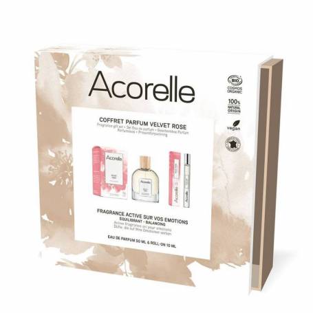 Set cadou velvet rose, 50ml + 10ml - Acorelle