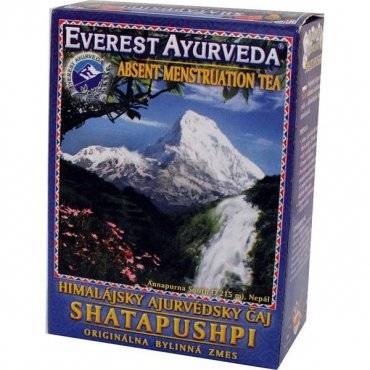 Ceai ayurvedic absenta menstruatiei - shatapusphi - 100g everest ayurveda