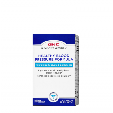 Preventive nutrition healthy blood pressure formula, formula pentru reglarea tensiunii arteriale, 90cps - Gnc