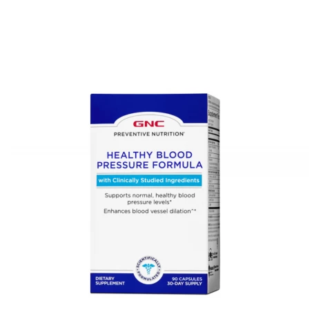 Preventive nutrition healthy blood pressure formula, formula pentru reglarea tensiunii arteriale, 90cps - Gnc