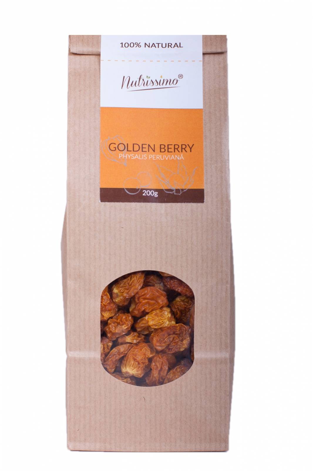 Golden berry, physalis uscate, 200g - nutrissimo