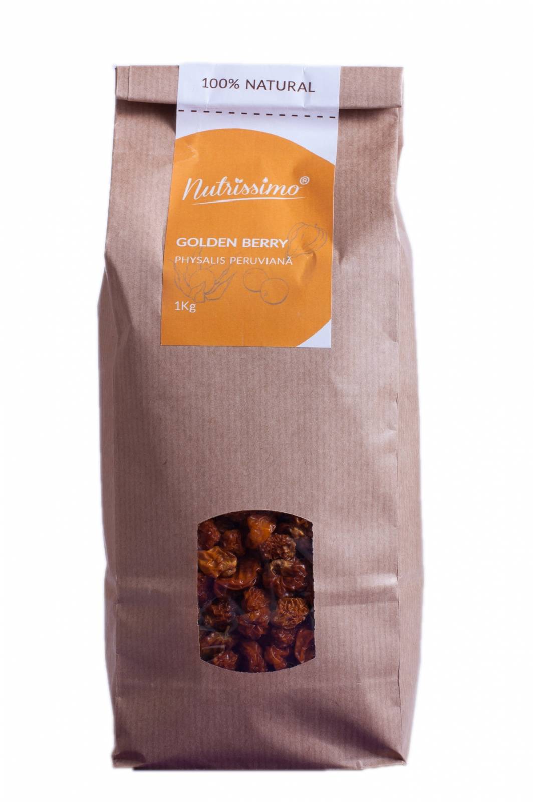 Golden berry, physalis uscate, 1kg - nutrissimo