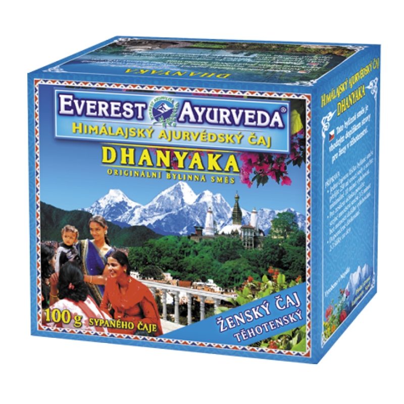 Ceai ayurvedic femei insarcinate - dhanyaka - 100g everest ayurveda