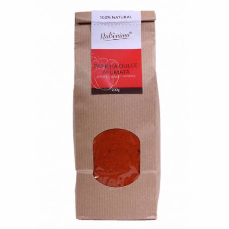 Paprika, boia dulce afumata, 200g - Nutrissimo