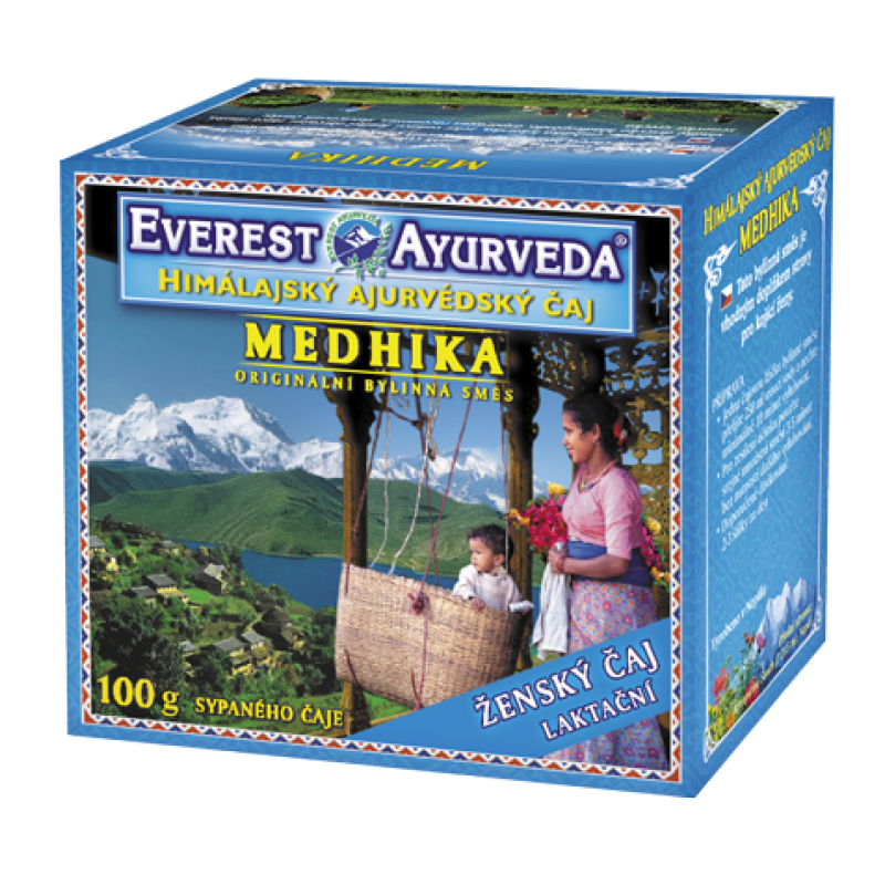 Ceai ayurvedic stimularea lactatiei - medhika - 100g everest ayurveda