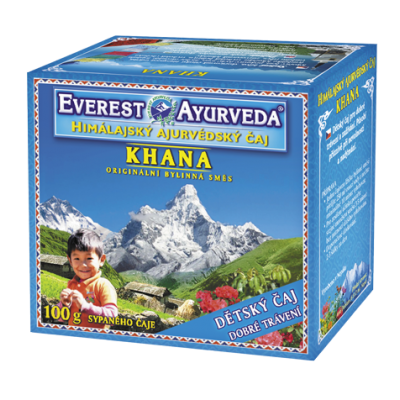 Ceai ayurvedic digestie copii - khana - 100g everest ayurveda