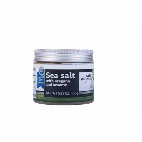 Sare de mare, cu oregano si susan, 150g - Salt Odyssey