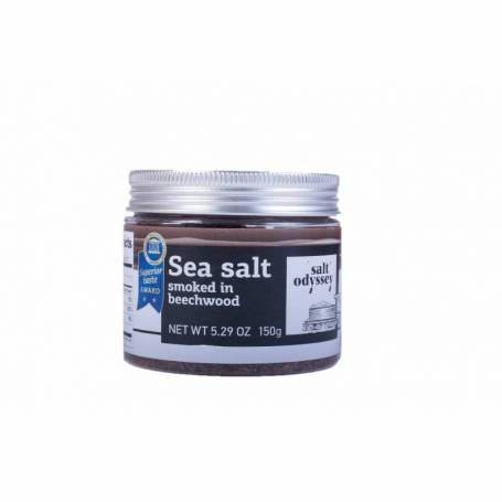 Sare de mare, afumata in fag, 150g - Salt Odyssey