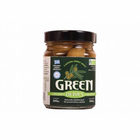 Masline verzi borcan, eco-bio, 200g - Kapa Olive Farm