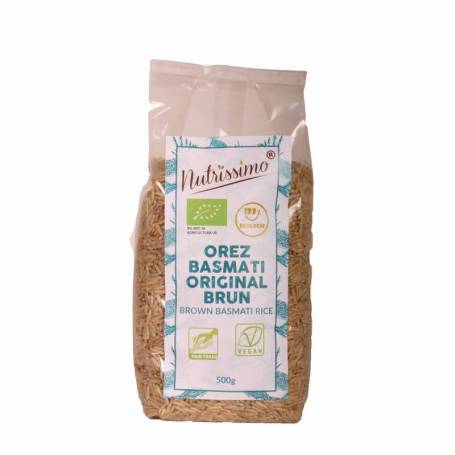 Orez basmati original brun, eco-bo, 500g - Nutrissimo