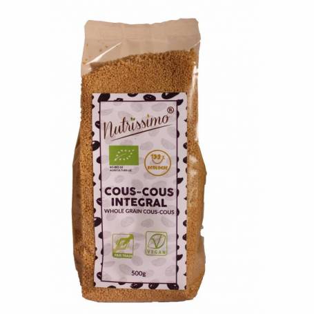 Cous cous integral, eco-bio, 500g - Nutrissimo