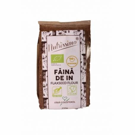 Faina seminte de in, eco-bio, 250g - Nutrissimo