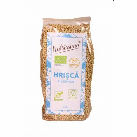 Hrisca cruda, eco-bio, 500g - Nutrissimo