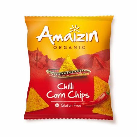 Chips din porumb cu chilli, 75g - AmaizinOrganic