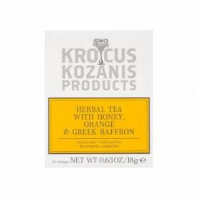 Ceai cu miere, portocal si sofran, 18g - Krokos Kozanis