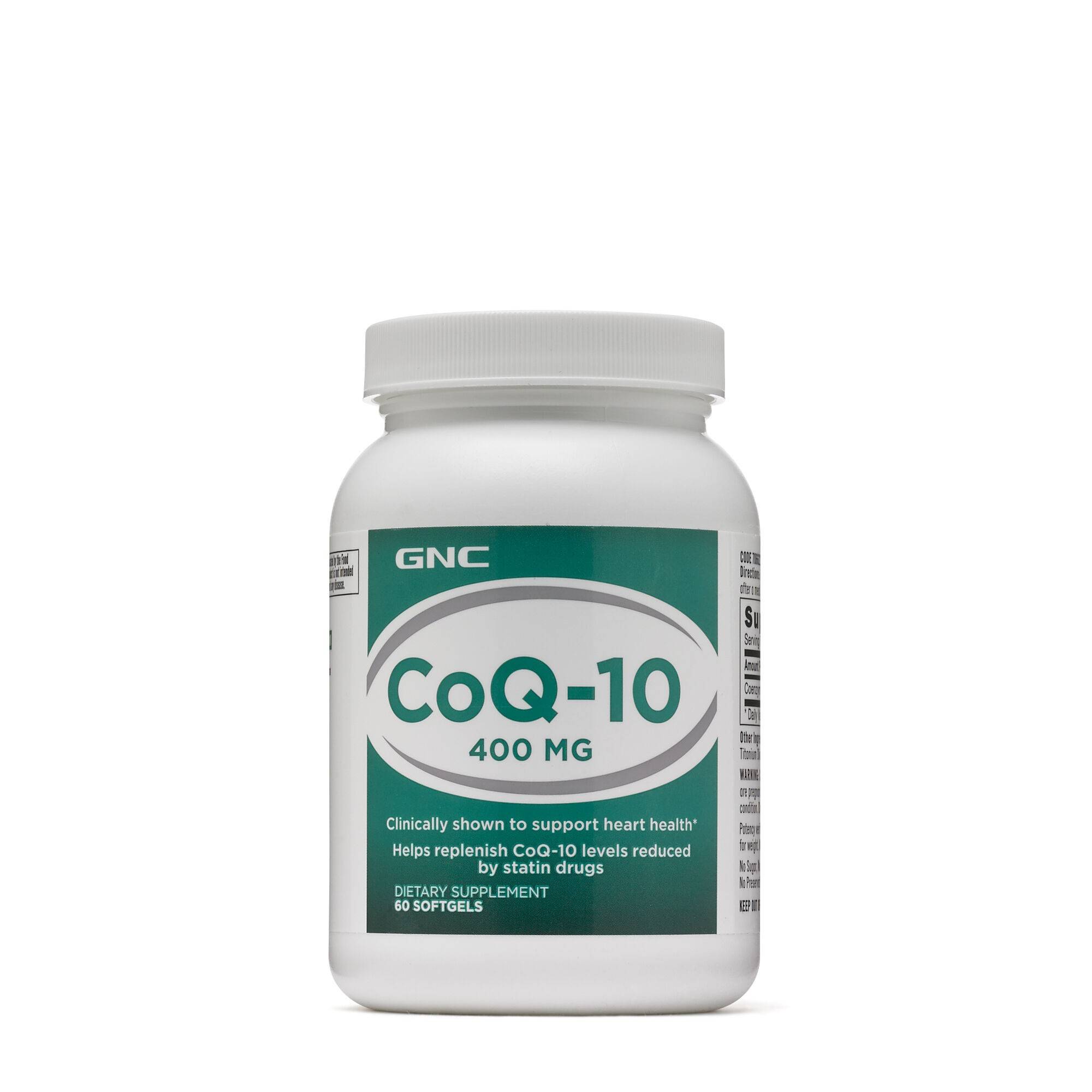 Coenzima-10 naturala 400mg, 60cps - gnc