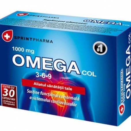 OMEGAcol 3-6-9 1000mg 30cps - Sprint Pharma