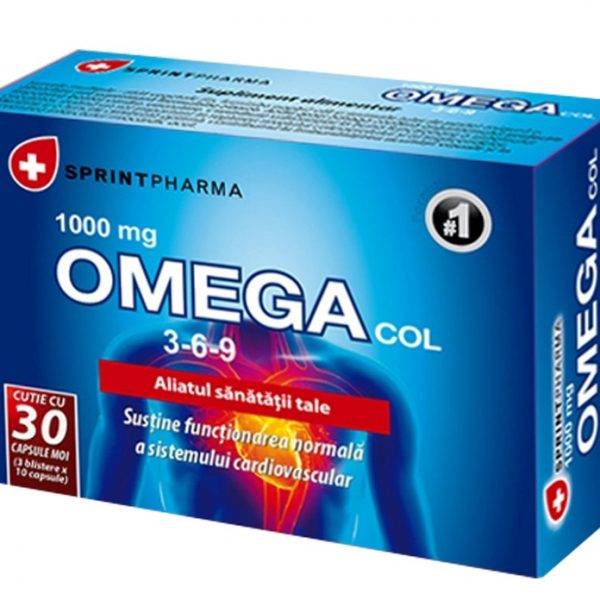 Omegacol 3-6-9 1000mg 30cps - sprint pharma