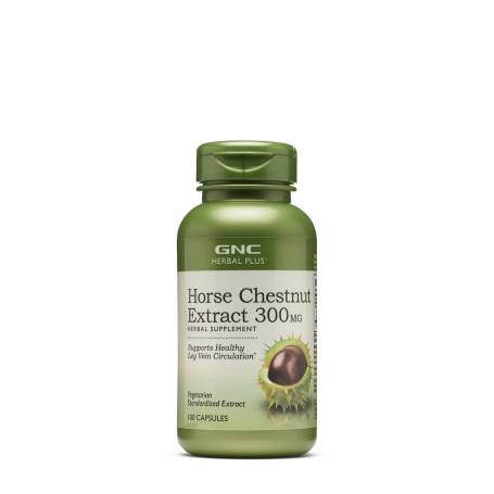 Horse Chestnut 300Mg, Extract Standardizat De Castan Salbatic, 100cps - Gnc Herbal Plus