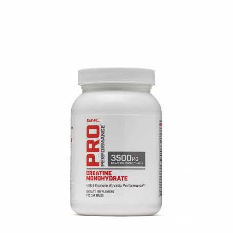 Creatine Monohydrate 3500mg, Creatina Monohidrata, 120cps - Gnc Pro Performance