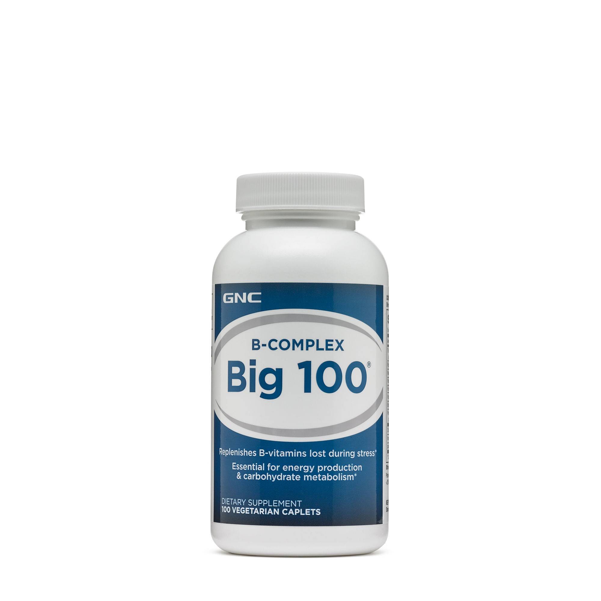 B-complex big 100, complex de vitamina b, 100tbl - gnc