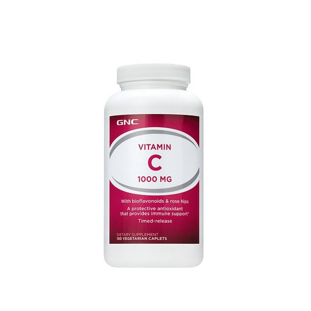 Vitamina c 1000 mg, 180tbl - gnc