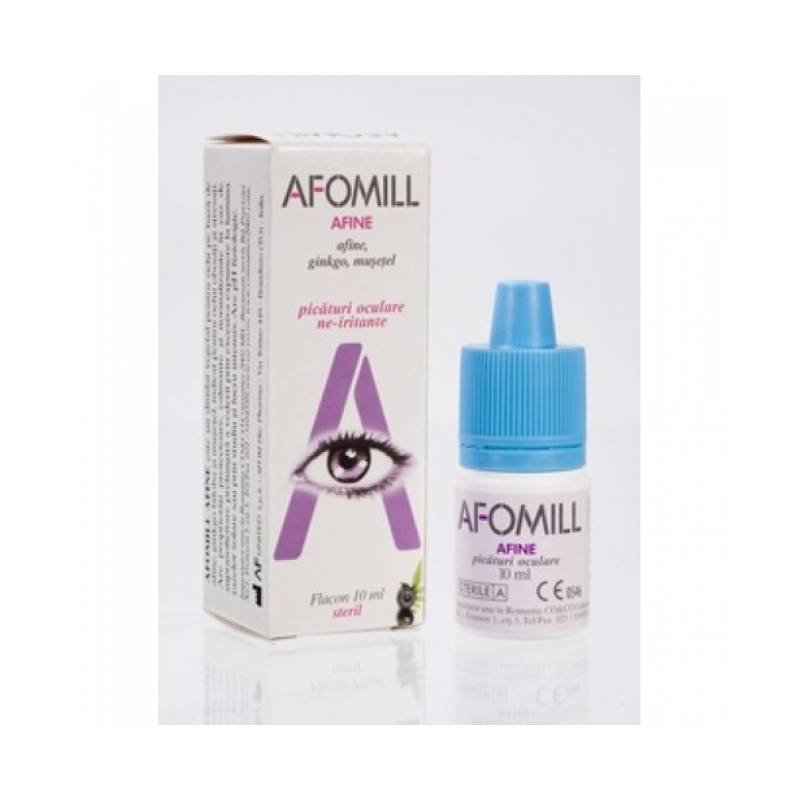 Afomill Afine, picaturi oculare fortifiant -10ml