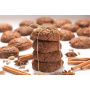 BISCUITI VEGANI CU CACAO SI MIRODENII, fara zahar – 130g - Hiper Ambrozia