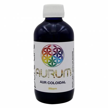 Aur Coloidal 20ppm, Aurum, 240ml - Agnes Itara