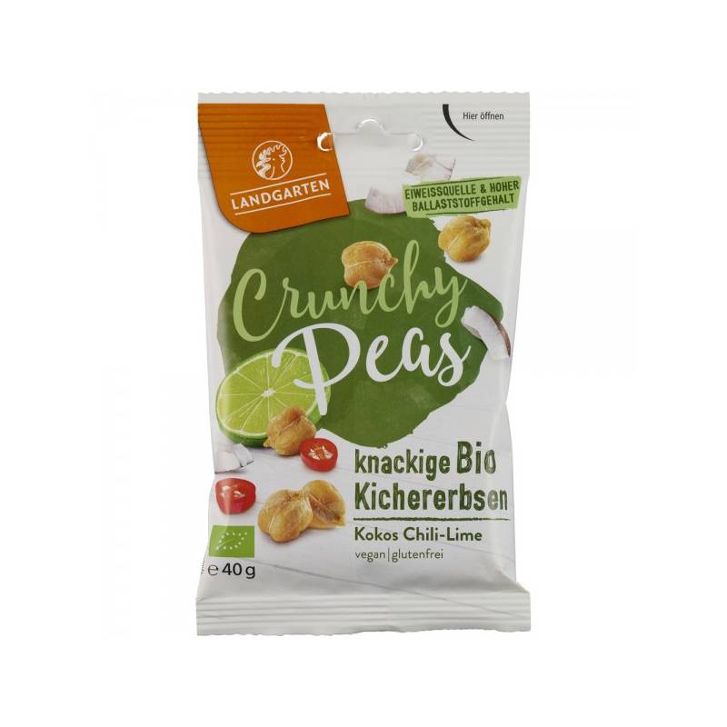 Naut crocant cu cocos, chilli si lime, fara gluten, eco-bio, 40g -