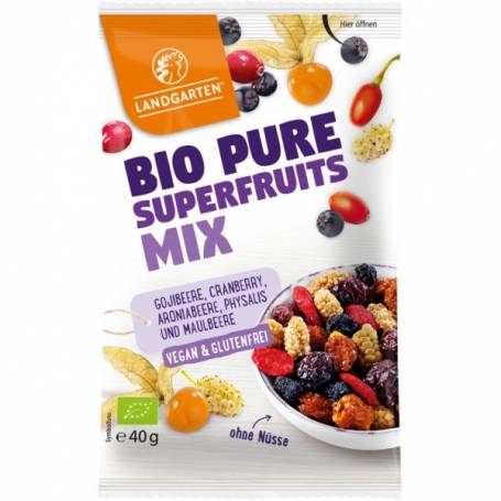 Amestec de superfructe pure, fara gluten, eco-bio, 40g - Landgarten