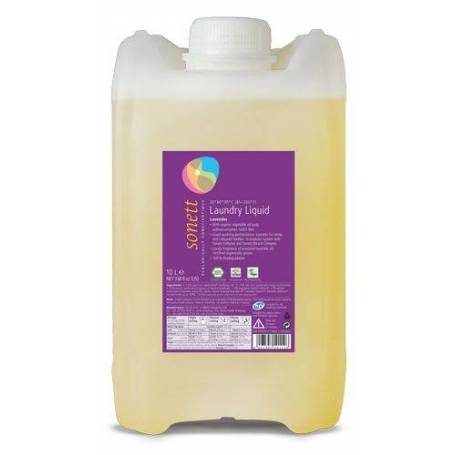 Detergent ecologic lichid pentru Rufe albe si colorate lavanda, 10l - Sonett