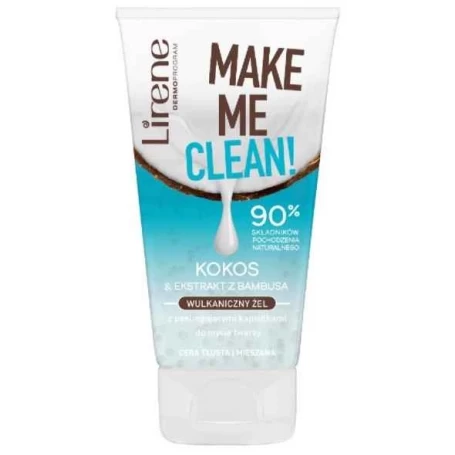 Gel curatare faciala cu cocos si bambus, 150ml - Lirene