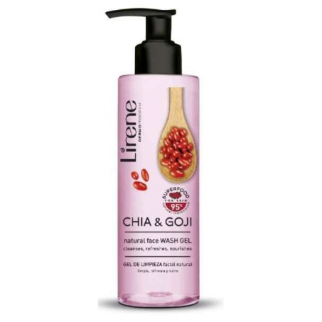 Gel curatare faciala cu chia si goji 190ml - Lirene