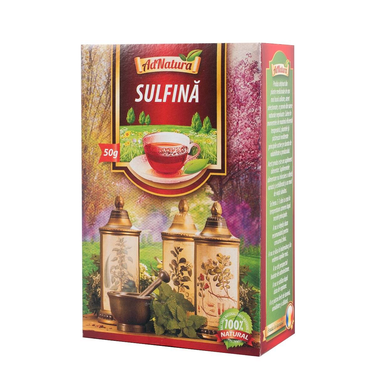 Ceai de sulfina, 50g - ad natura